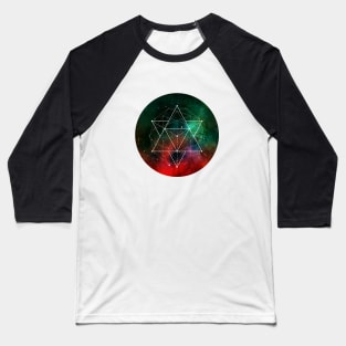 STAR TETRAHEDRON - INTERSTELLAR SPACE-GEOMETRIC SHAPES, FOR SMART, INTELLECTUAL PEOPLE LIKE YOUR GOOD SELF Baseball T-Shirt